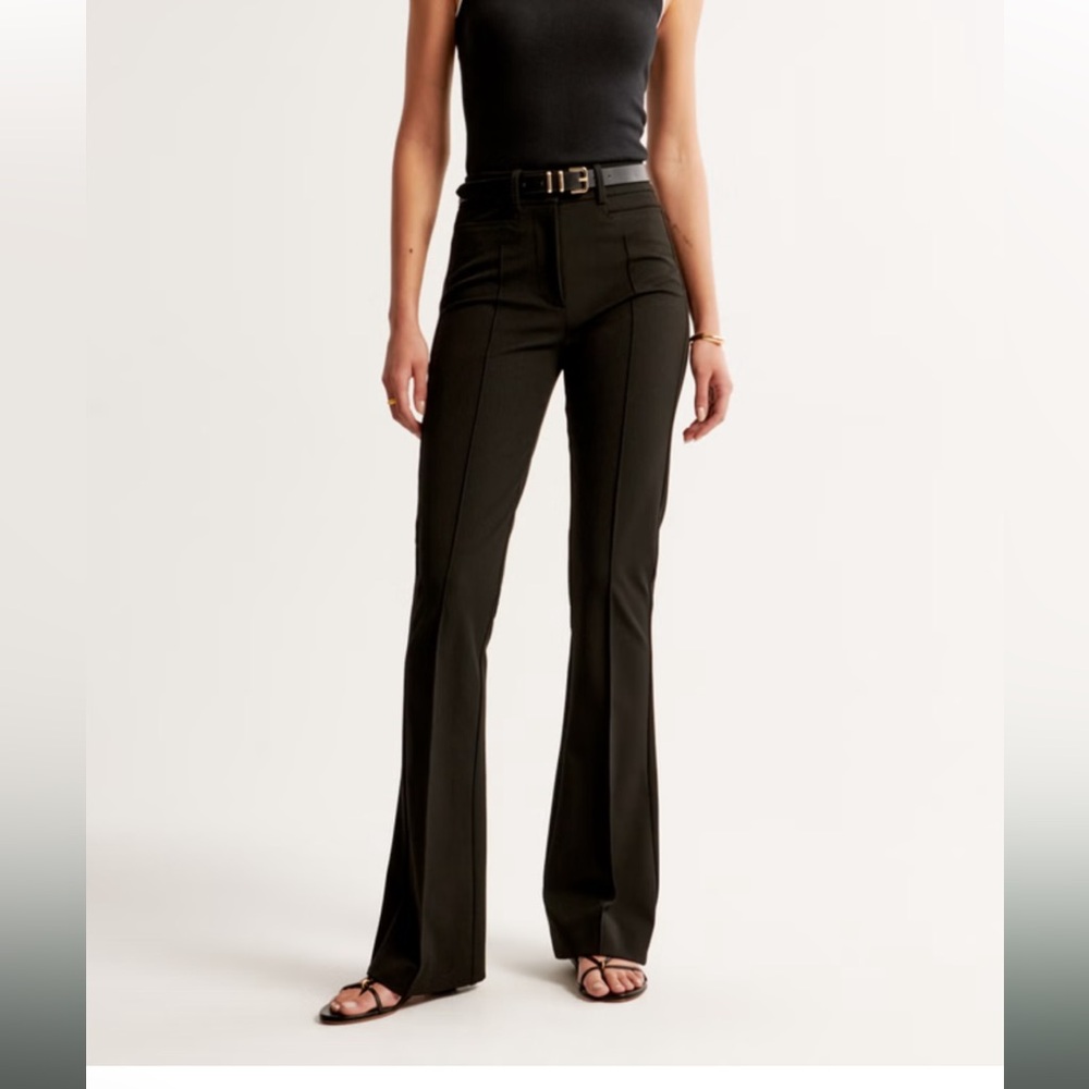 NWT Abercrombie & Fitch High Rise Flare Dress Pants